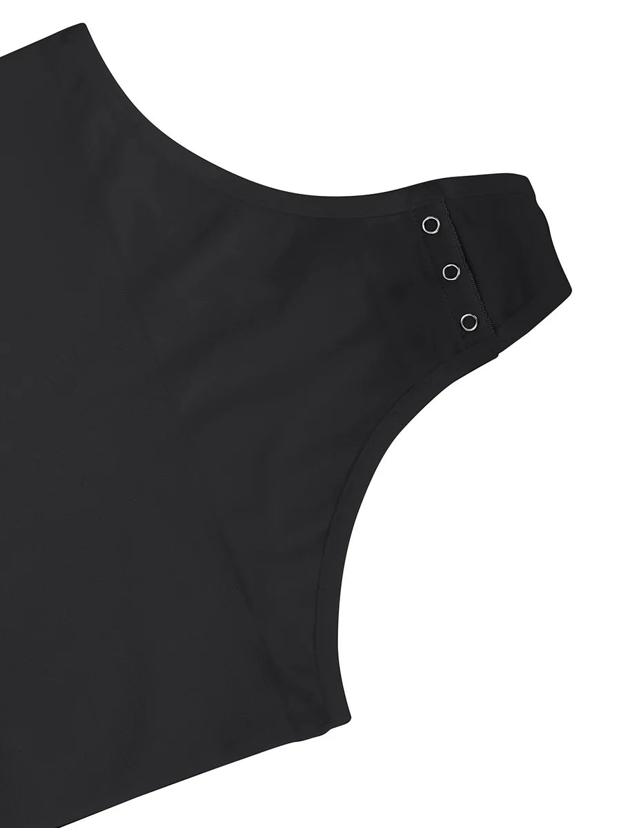 Taillenkontrolle Halterhals Shapewear Bodysuit