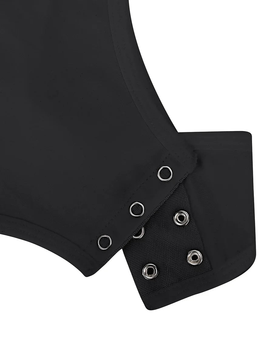 Taillenkontrolle Halterhals Shapewear Bodysuit