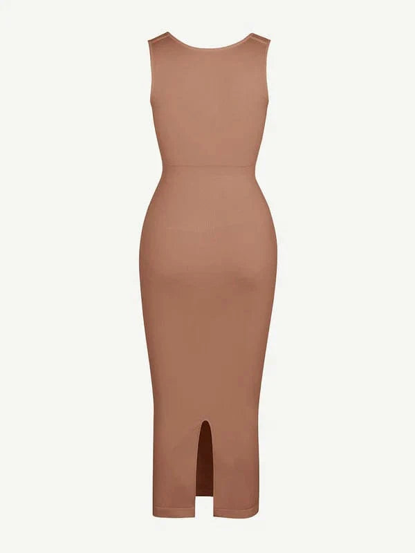 CurvyPower | UK Bodycon Seamless 360° Waist Control Long Shaping Bodycon