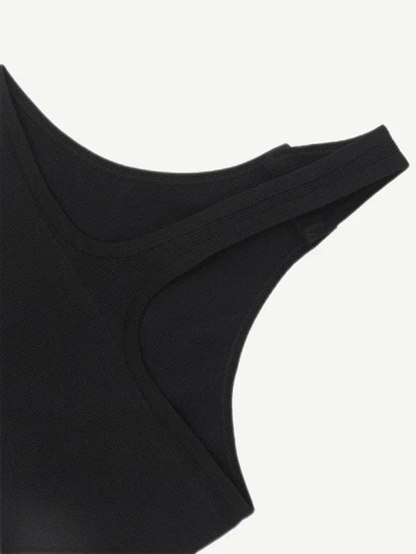 CurvyPower | UK bodysuit Deep V Neck Waist Control Shapewear Thong Bodysuit