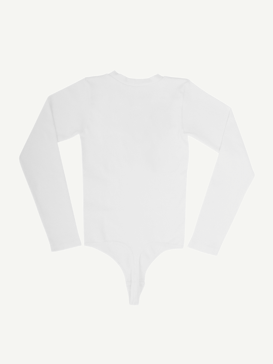 CurvyPower | UK bodysuit Deep V Neck Waist Control Shapewear Thong Bodysuit