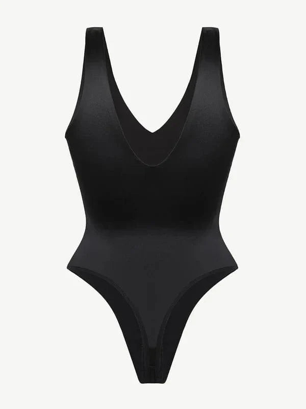 CurvyPower | UK bodysuit Deep V Neck Waist Slimming Shapewear Bodysuit