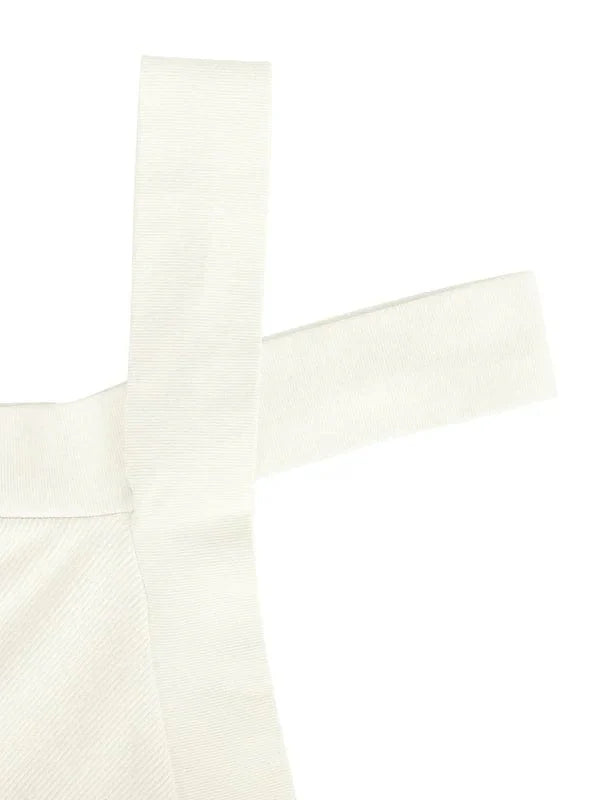 CurvyPower | UK bodysuit Halter Neck Criss-Cross Seamless Shaper Bodysuit