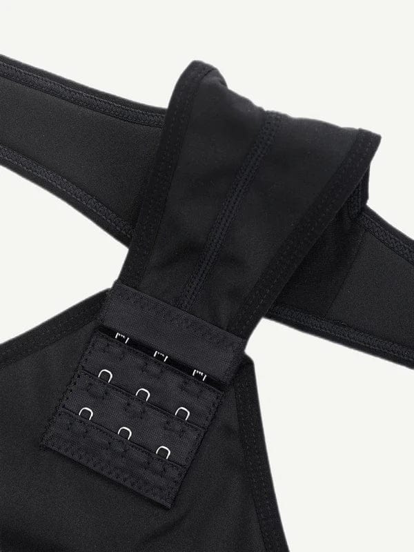 CurvyPower | UK bodysuit Long Sleeve Scoop Neck Shaping Thong Bodysuit