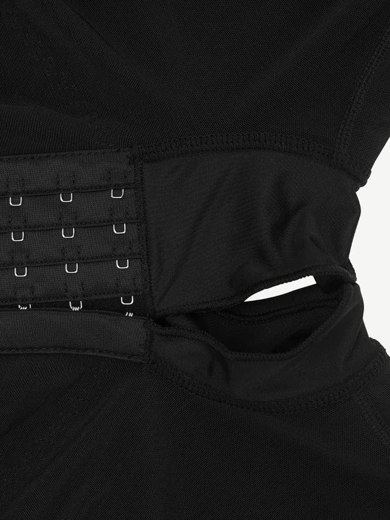 CurvyPower | UK bodysuit Long Sleeve Shapewear Bodysuit with U-Shape Post-Surgical Bust Support