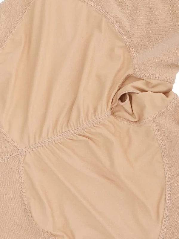 CurvyPower | UK bodysuit Long Sleeve Shapewear Bodysuit with U-Shape Post-Surgical Bust Support
