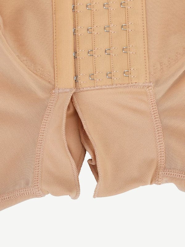 CurvyPower | UK bodysuit Long Sleeve Shapewear Bodysuit with U-Shape Post-Surgical Bust Support