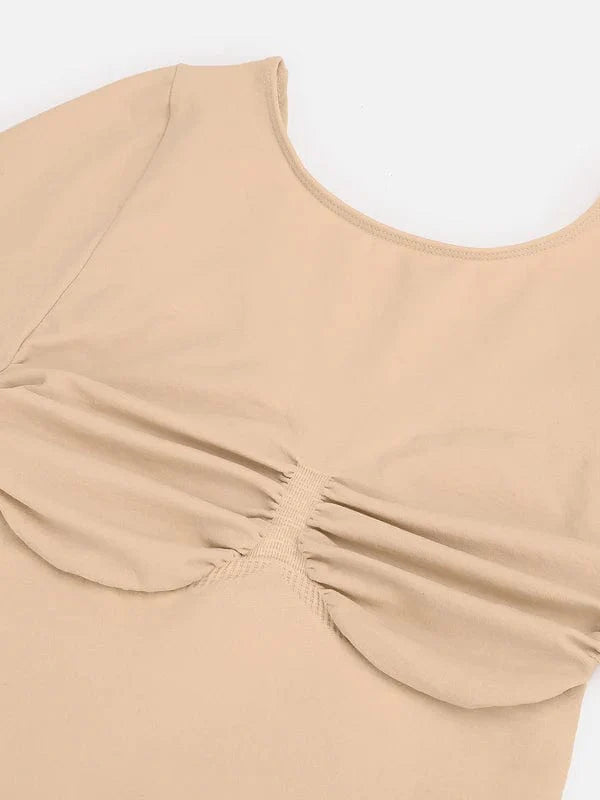 CurvyPower | UK bodysuit Long Sleeve Shapewear Tummy Control Bodysuit