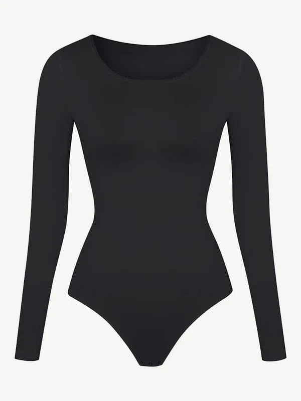 CurvyPower | UK bodysuit Long Sleeve Slimming Shapewear Bodysuit