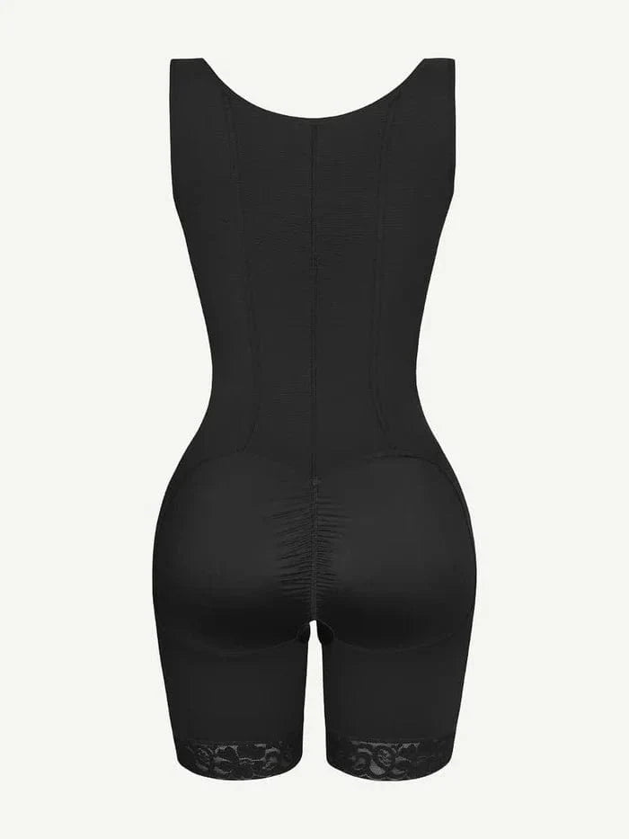 CurvyPower | UK bodysuit Open Bust Compression Bodysuit with Steel Boning for Women’s Tummy Control