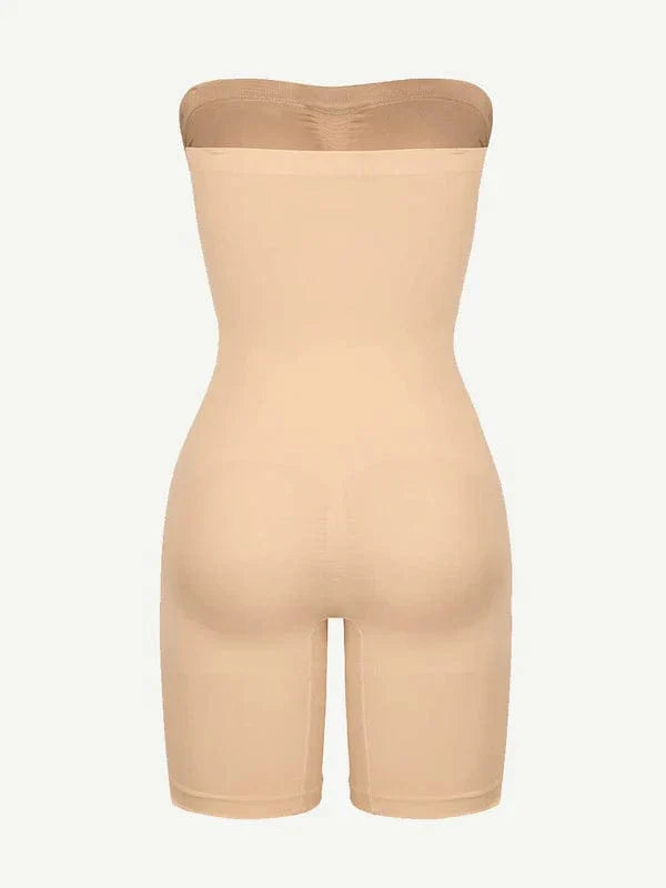 CurvyPower | UK bodysuit Sculpting Seamless Tummy Control Strapless Shapewear Bodysuit