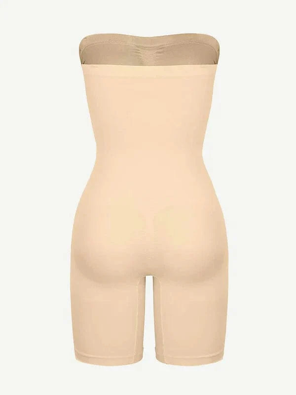 CurvyPower | UK bodysuit Sculpting Seamless Tummy Control Strapless Shapewear Bodysuit