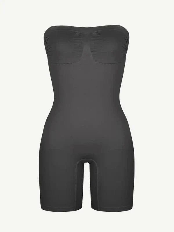 CurvyPower | UK bodysuit Sculpting Seamless Tummy Control Strapless Shapewear Bodysuit