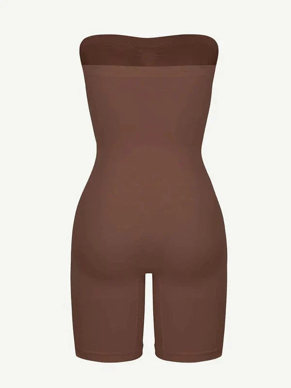 CurvyPower | UK bodysuit Sculpting Seamless Tummy Control Strapless Shapewear Bodysuit