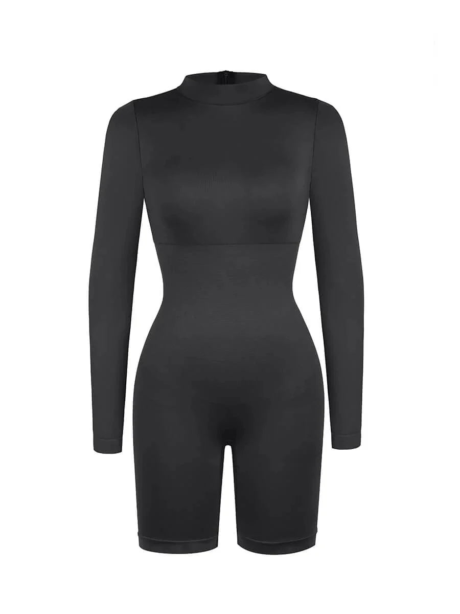 CurvyPower | UK bodysuit Seamless Body Sculpting Tummy Control Shapewear Bodysuit with Removable Cups