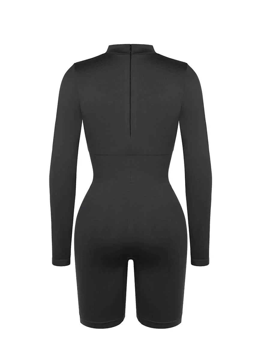 CurvyPower | UK bodysuit Seamless Body Sculpting Tummy Control Shapewear Bodysuit with Removable Cups