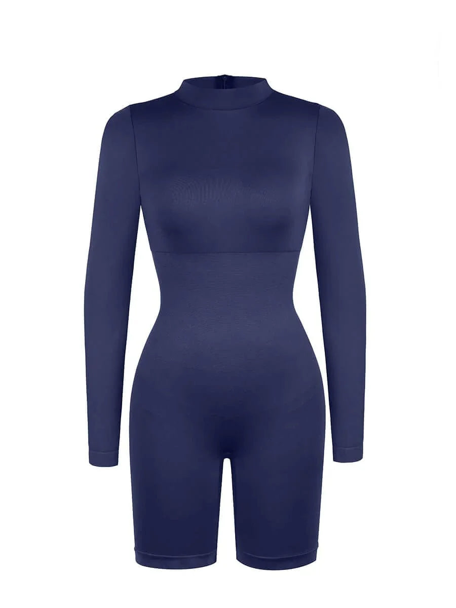 CurvyPower | UK bodysuit Seamless Body Sculpting Tummy Control Shapewear Bodysuit with Removable Cups