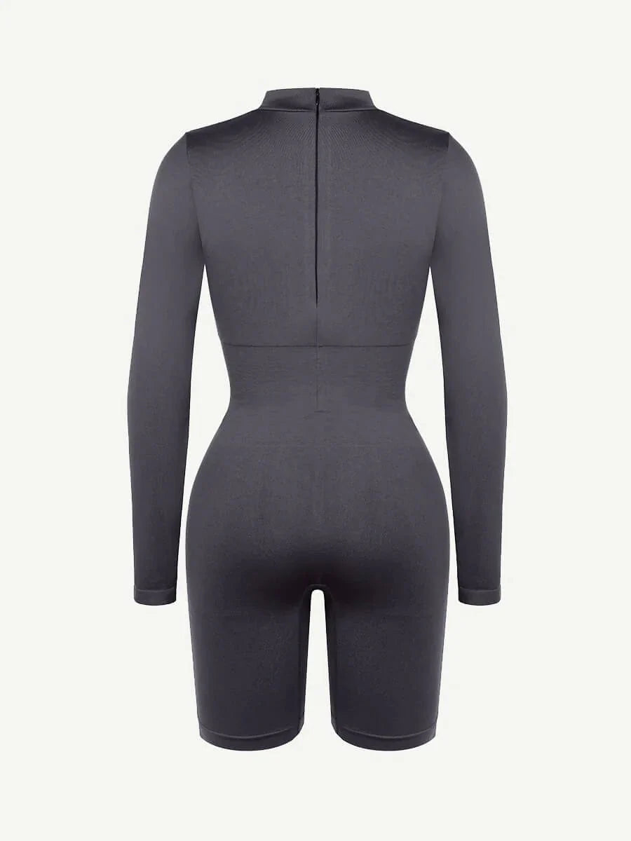 CurvyPower | UK bodysuit Seamless Body Sculpting Tummy Control Shapewear Bodysuit with Removable Cups