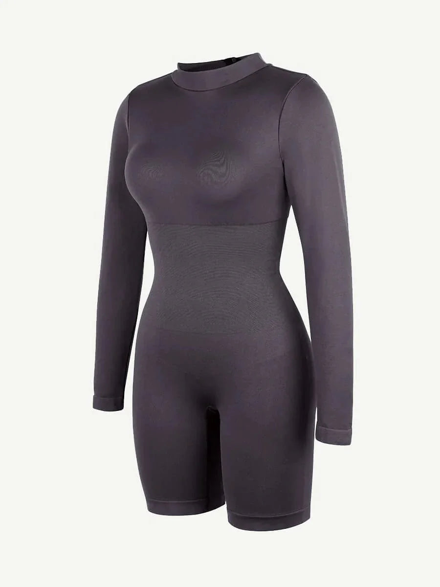 CurvyPower | UK bodysuit Seamless Body Sculpting Tummy Control Shapewear Bodysuit with Removable Cups