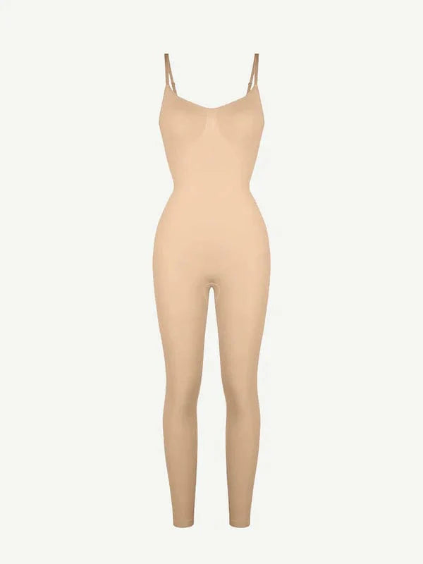 CurvyPower | UK bodysuit Seamless Bodysuit with Breast Support and Waist-to-Abdomen Shaping