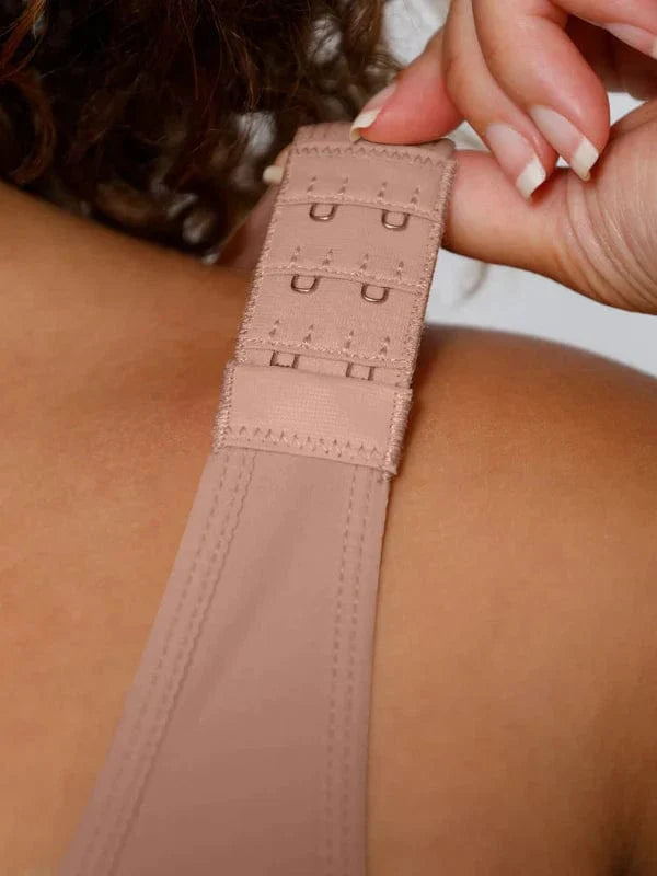 CurvyPower | UK bodysuit Shapewear Bodysuit Covering Postoperative Chest with Side Zipper