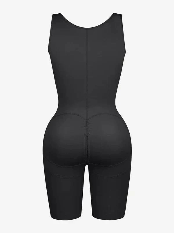 CurvyPower | UK bodysuit Shapewear Bodysuit Covering Postoperative Chest with Side Zipper