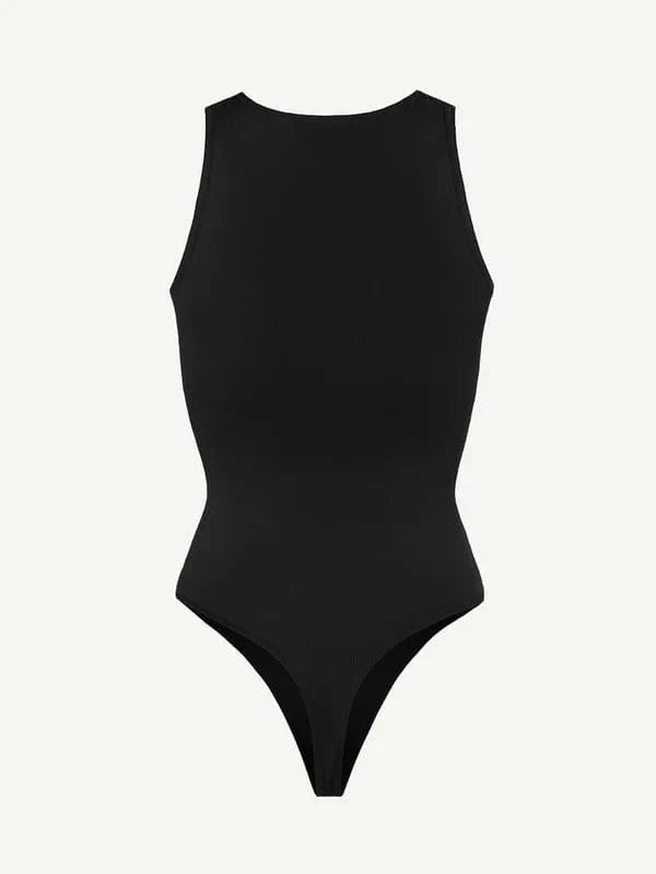 CurvyPower | UK bodysuit Sleeveless Tummy Control Shapewear Thong Bodysuit