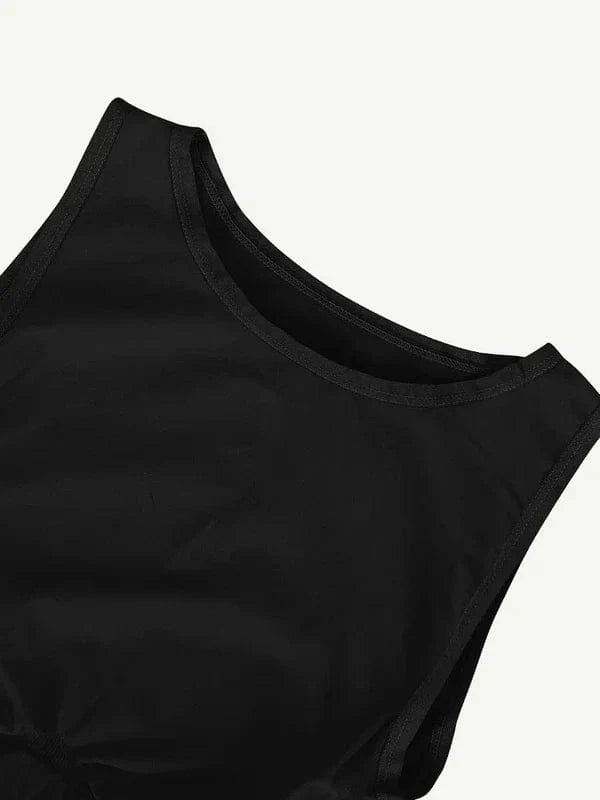 CurvyPower | UK bodysuit Sleeveless Tummy Control Shapewear Thong Bodysuit