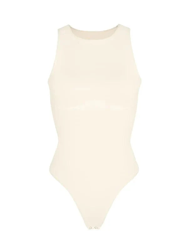CurvyPower | UK bodysuit Sleeveless Tummy Control Shapewear Thong Bodysuit