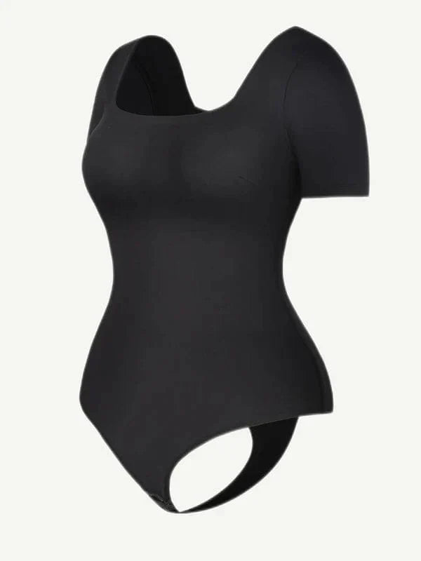CurvyPower | UK bodysuit Square Neck Shapewear Tummy Control Bodysuit