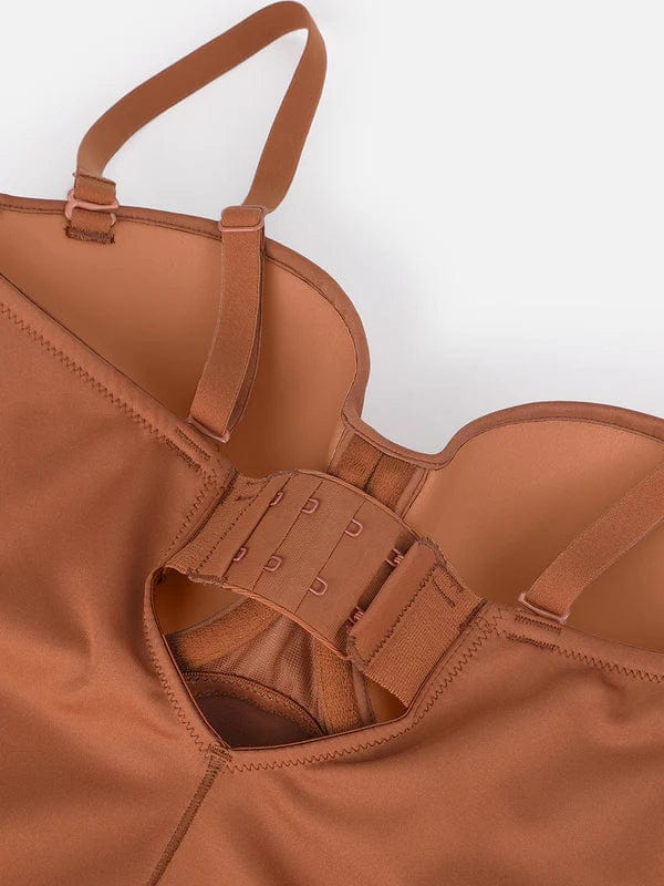 CurvyPower | UK bodysuit Strapless Underwire One-Piece Tummy Control Bodysuit Shapewear