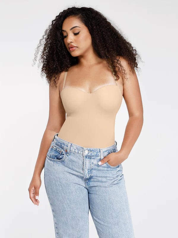 CurvyPower | UK bodysuit Strapless Underwire One-Piece Tummy Control Bodysuit Shapewear