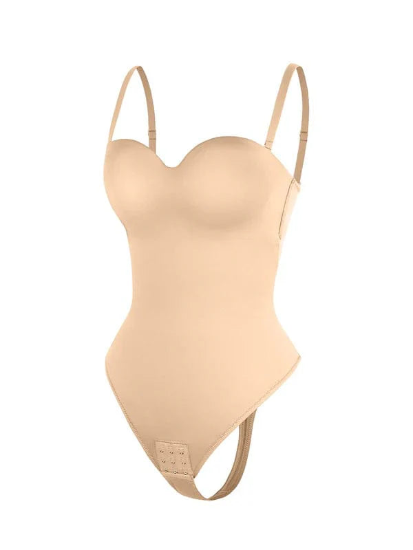 CurvyPower | UK bodysuit Strapless Underwire One-Piece Tummy Control Bodysuit Shapewear
