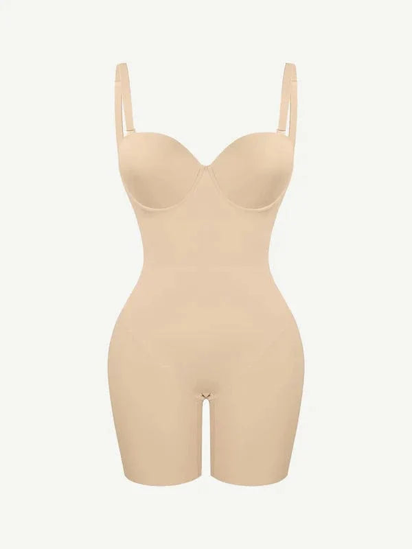 CurvyPower | UK bodysuit Tummy Control Compression Shapewear Bodysuit