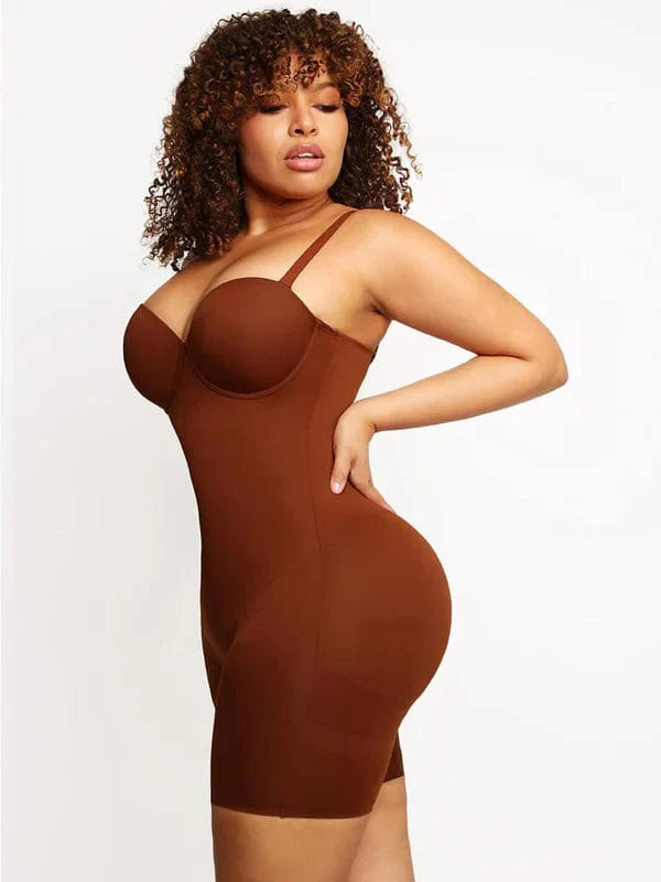 CurvyPower | UK bodysuit Tummy Control Compression Shapewear Bodysuit