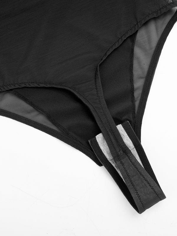 CurvyPower | UK bodysuit Tummy Control Lace Shapewear Bodysuit