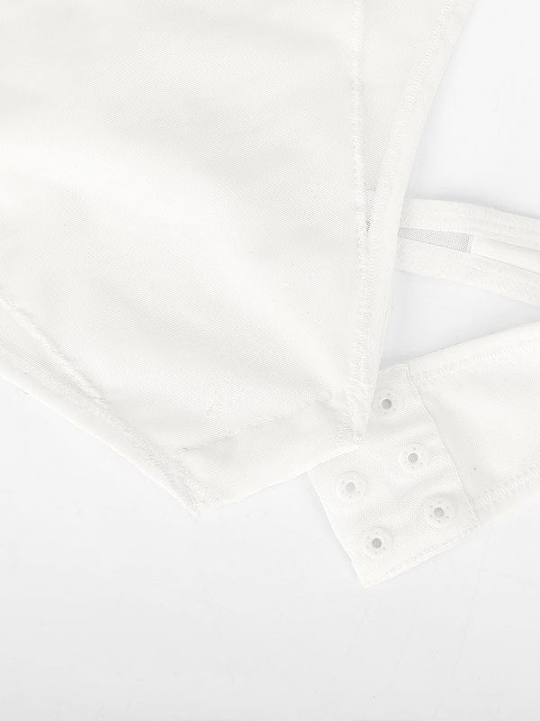 CurvyPower | UK bodysuit Tummy Control Lace Shapewear Bodysuit