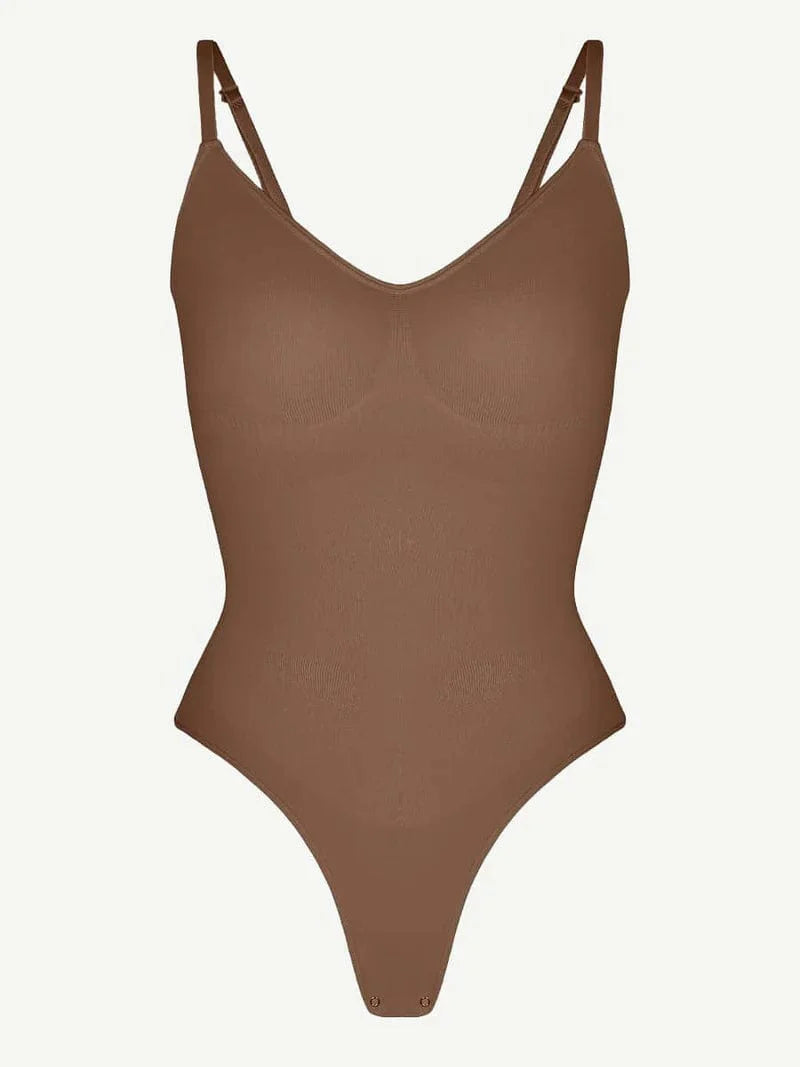 CurvyPower | UK bodysuit Women Seamless Thong Shaping Bodysuit