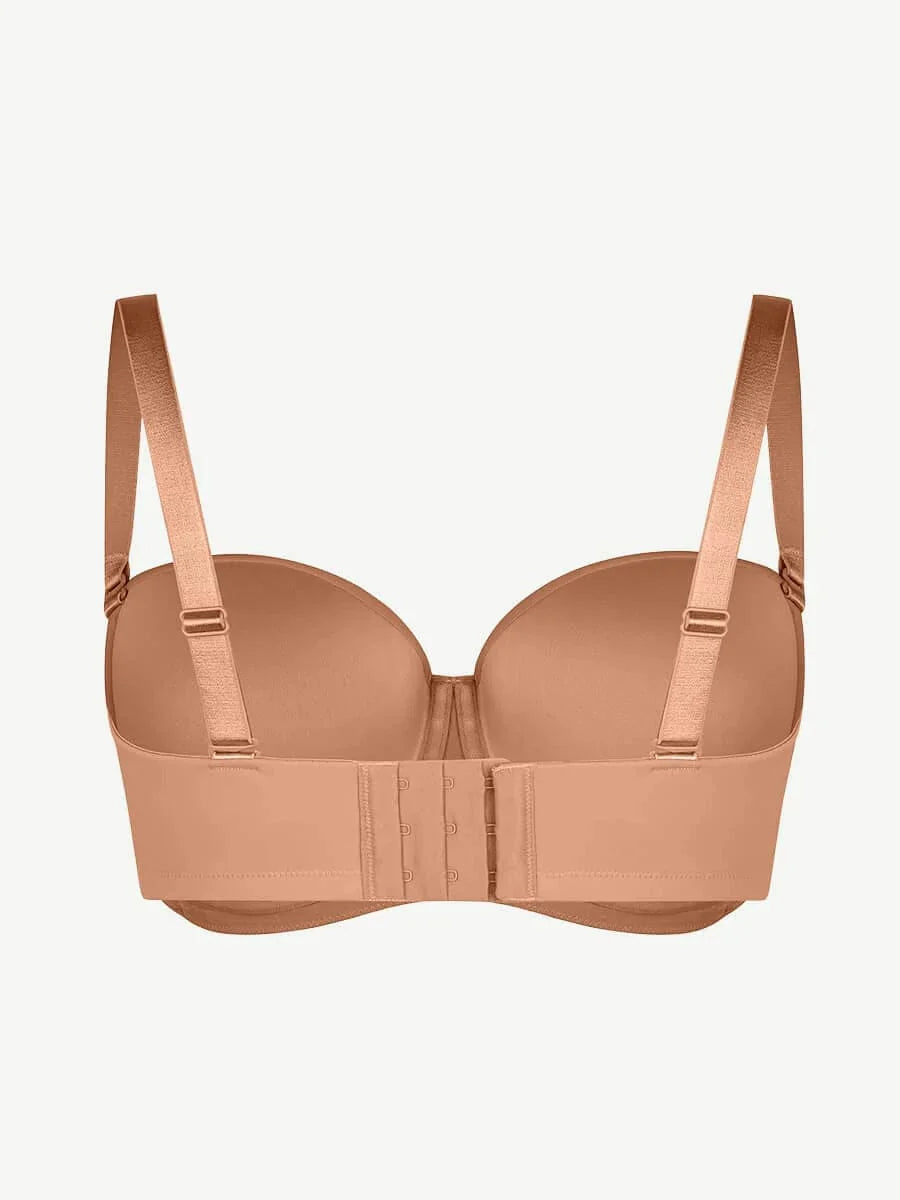 CurvyPower | UK Bra Push-Up Underwire Strapless Bra