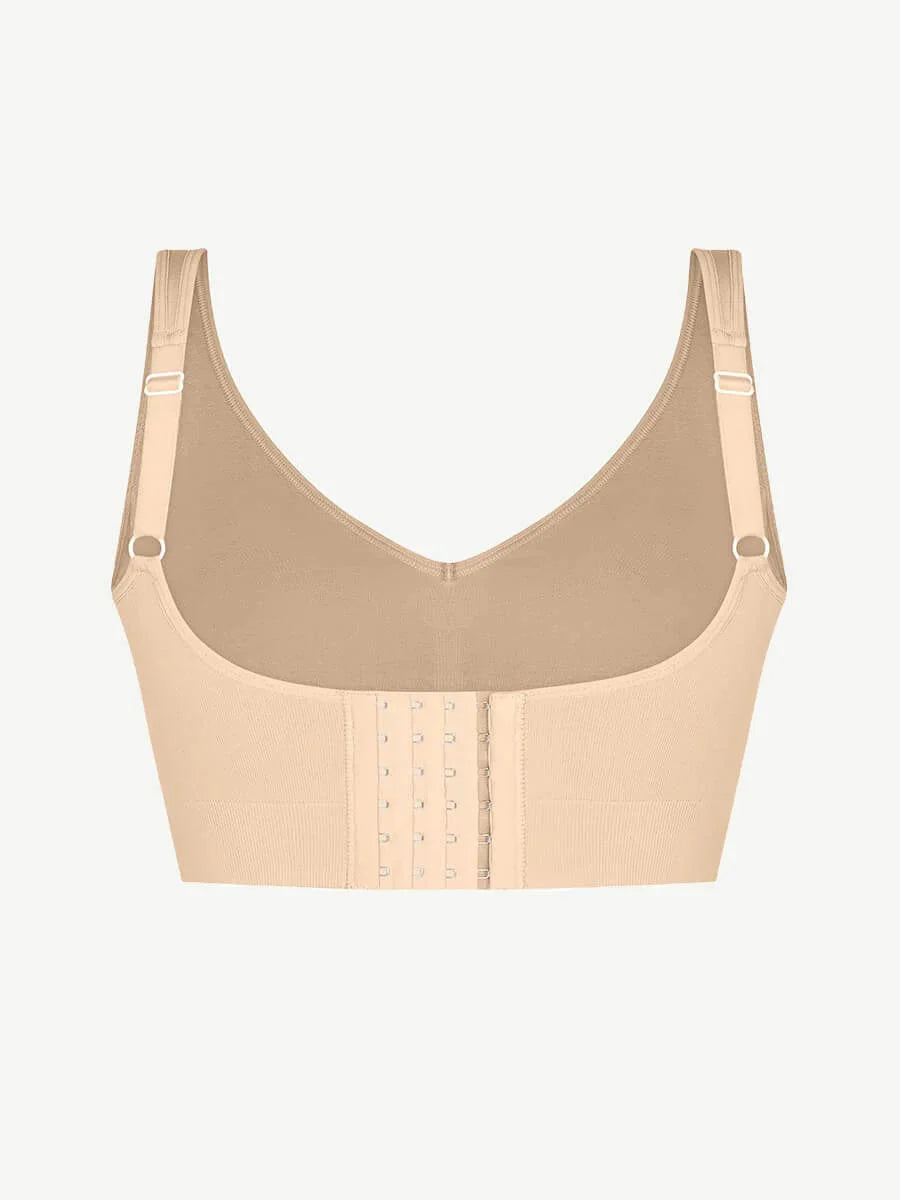 CurvyPower Breast Support Seamless Push Up Plus Size High Impact Comfortable Bra With Removable Cups