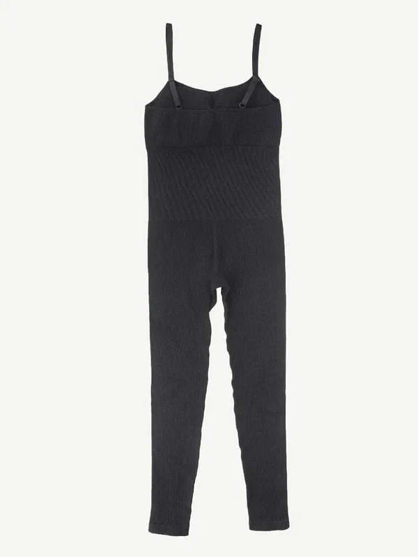 CurvyPower | UK Jumpsuit Tummy Control Shaper Jumpsuit with Removable Pads