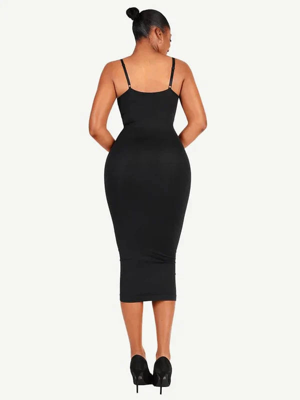 CurvyPower | UK Maxi Dress Shaper Maxi Dress with Spaghetti Strap