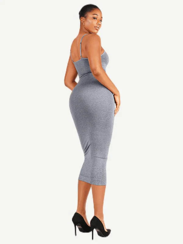 CurvyPower | UK Maxi Dress Shaper Maxi Dress with Spaghetti Strap