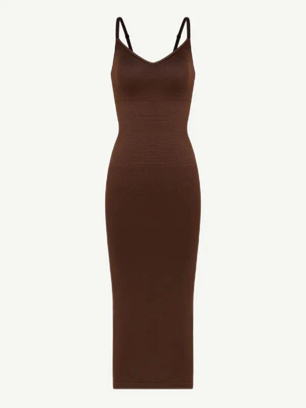 CurvyPower | UK Maxi Dress Shaper Maxi Dress with Spaghetti Strap