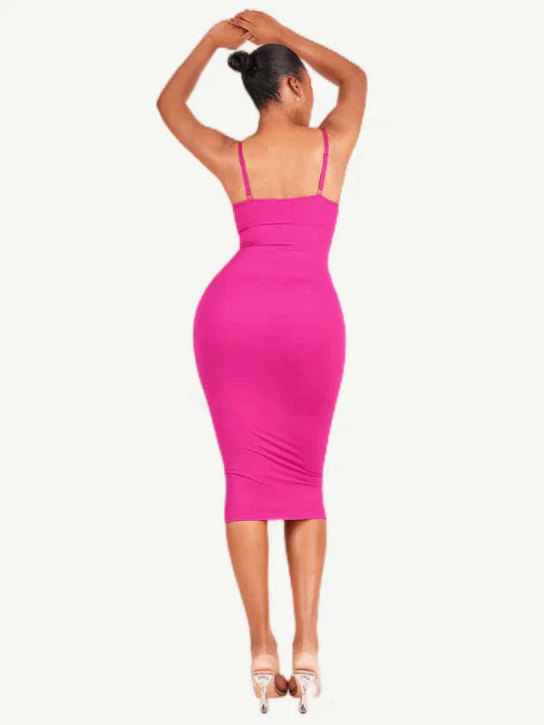 CurvyPower | UK Maxi Dress Shaper Maxi Dress with Spaghetti Strap