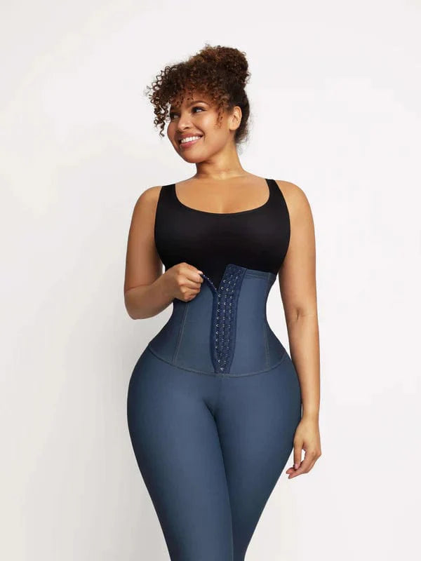 CurvyPower | UK Pants High Waist Denim Tummy Control Shaper Pants