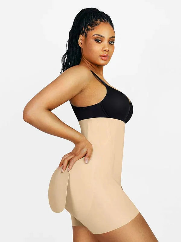CurvyPower | UK shaper short High Waist Trainer Shaper Shorts With Removable Bum Pads