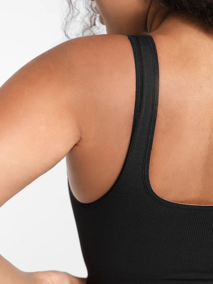 CurvyPower | UK Sports Bra Wireless Bust Support Shaper Bra with Removable Pads