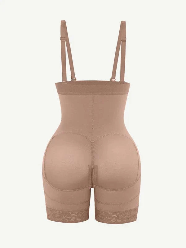 CurvyPower | UK Waist Trainer Elegant Lace Waist Trainer Compression Shapewear Shorts
