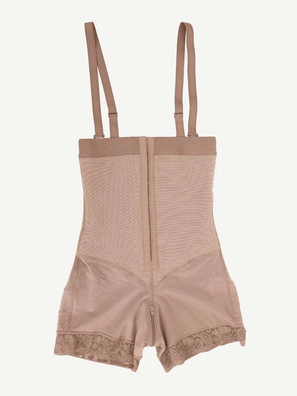 CurvyPower | UK Waist Trainer Elegant Lace Waist Trainer Compression Shapewear Shorts